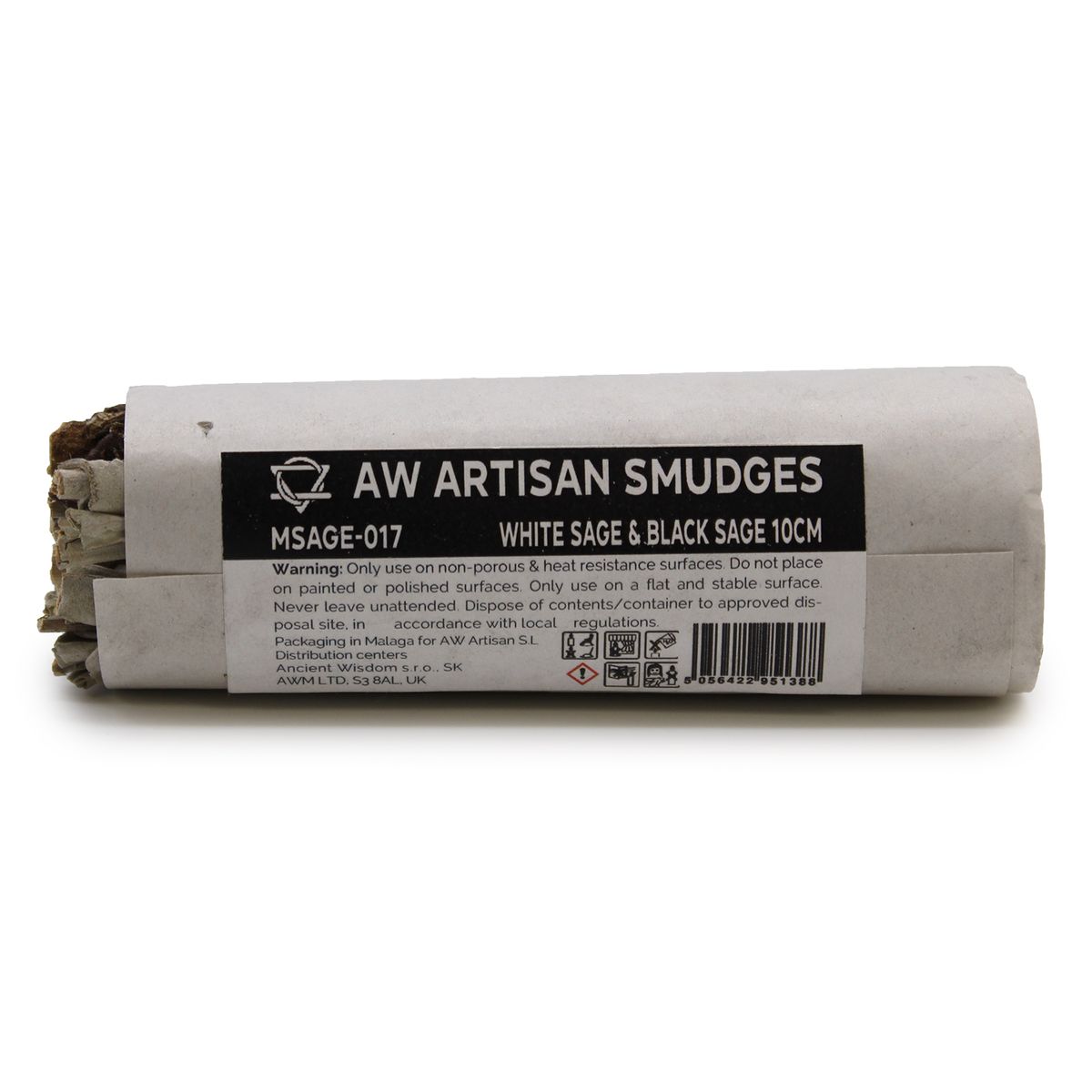 Smudge Stick – White Sage & Black Sage, 10cm