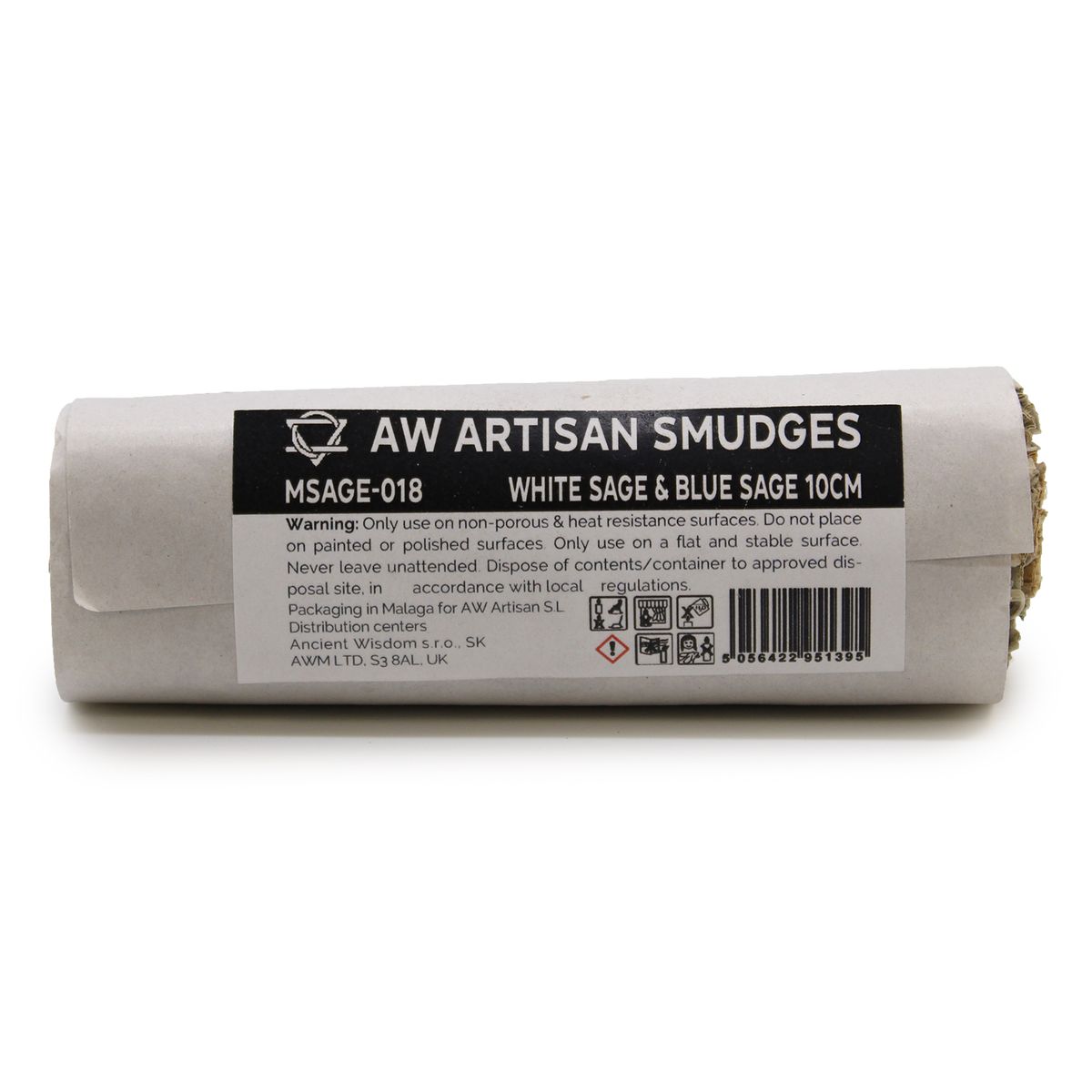 Smudge Stick – White Sage & Blue Sage, 10cm