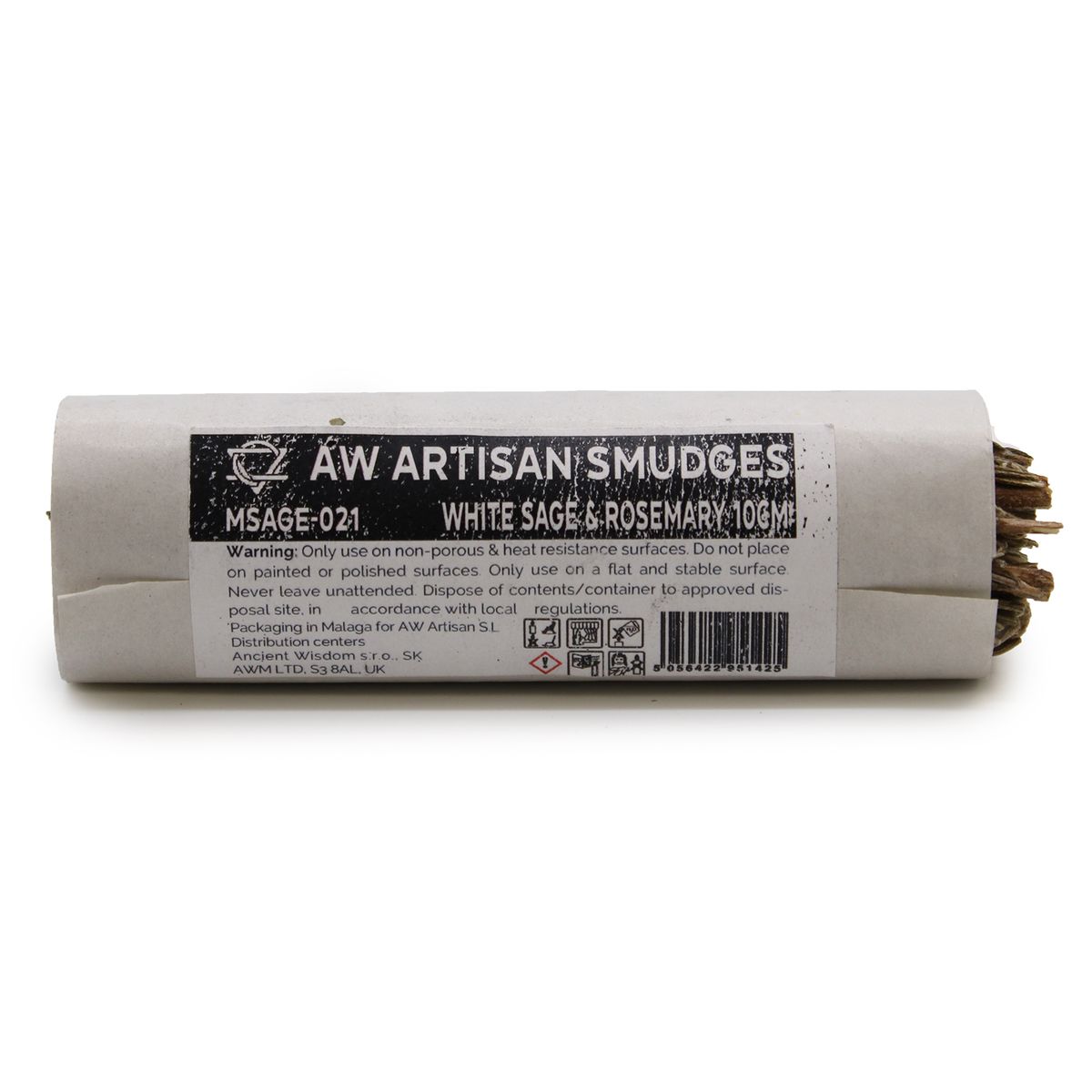 Smudge Stick – White Sage & Rosemary, 10cm