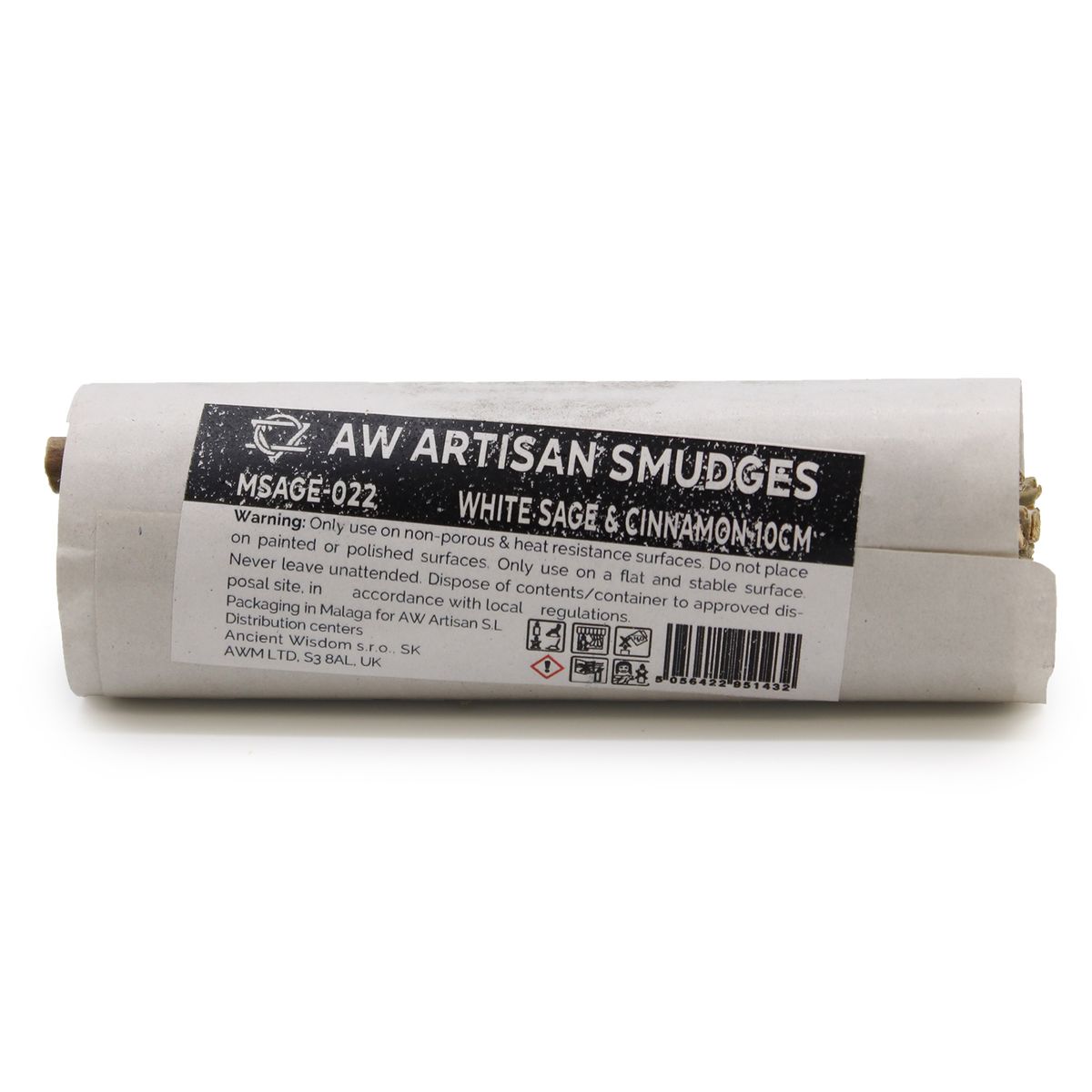 Smudge Stick – White Sage & Cinnamon, 10cm