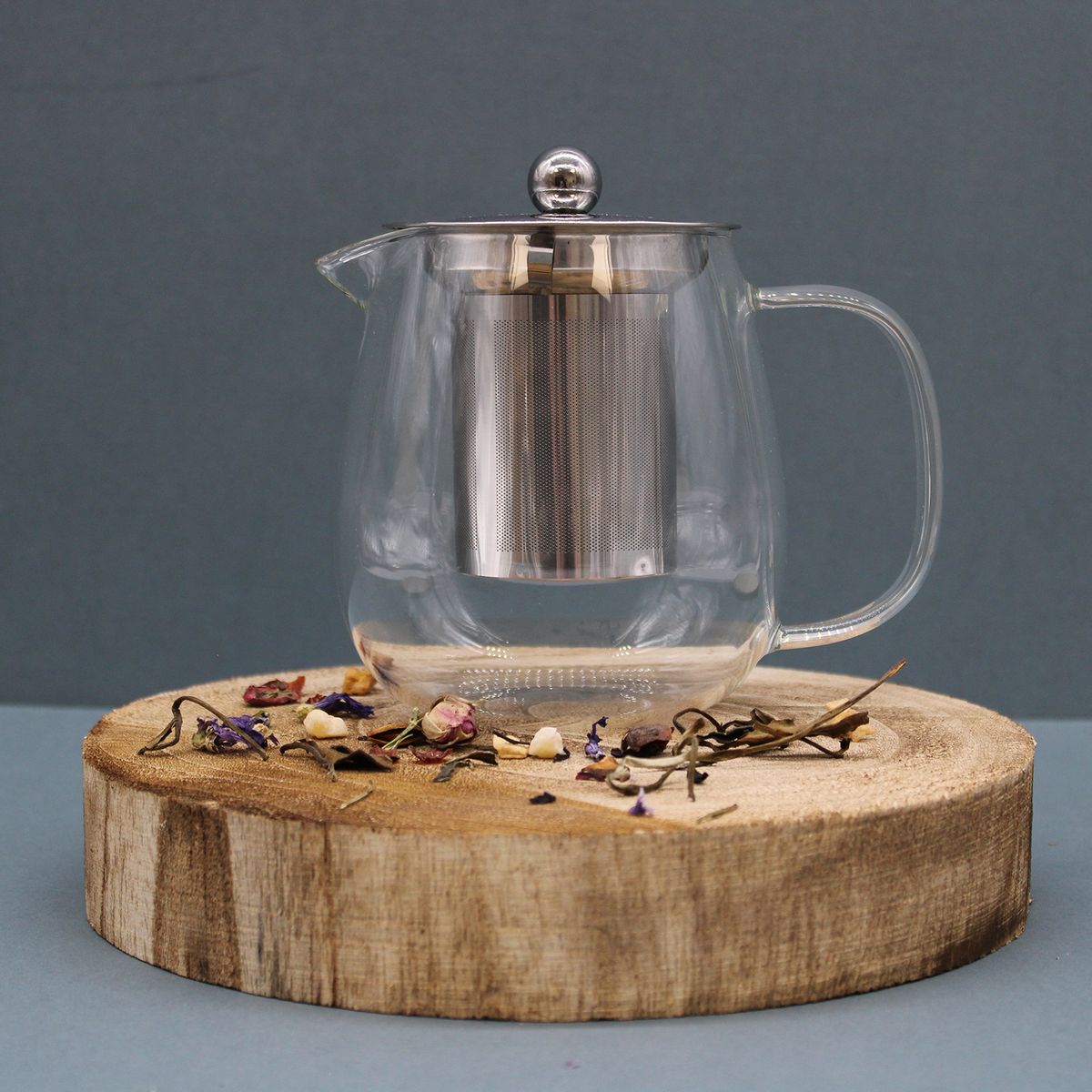 Glass Infuser Teapot – Contemporary, 550ml, Gift Boxed