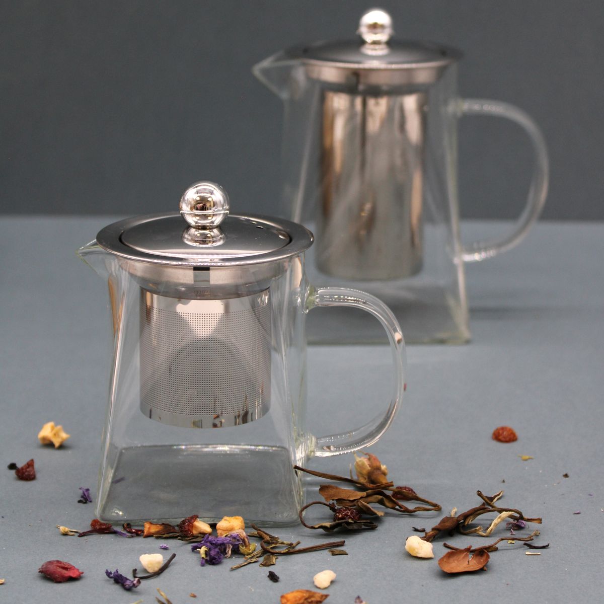 Glass Infuser Teapot – Tower, 750ml, Gift Boxed