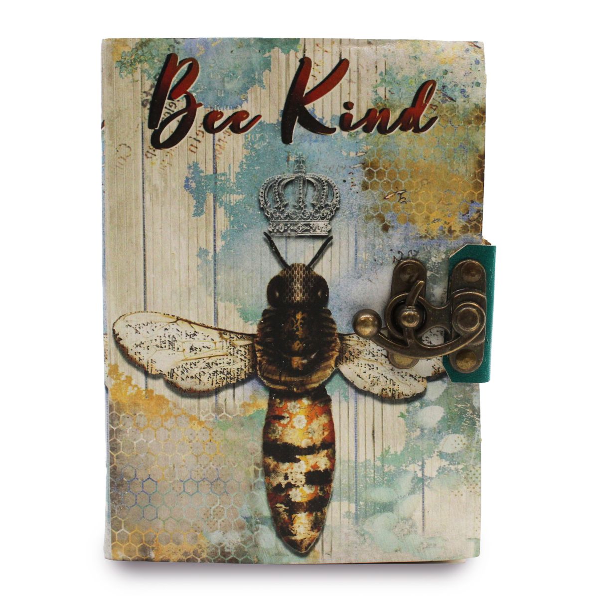 Bee Kind Deckle Edge Leather Notebook – 7 x 5in