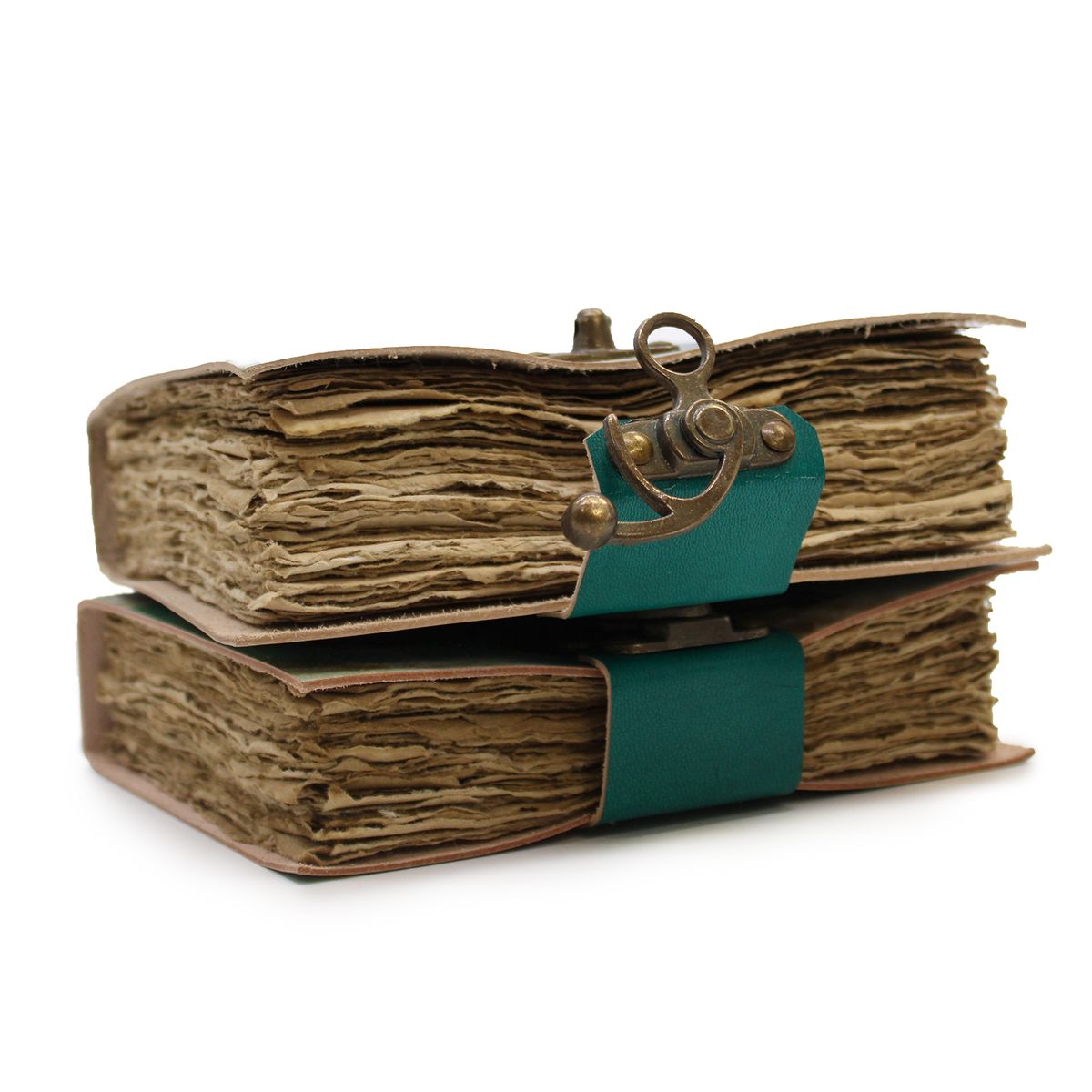 Never Hide Your Wings Deckle Edge Leather Notebook – 7 x 5in