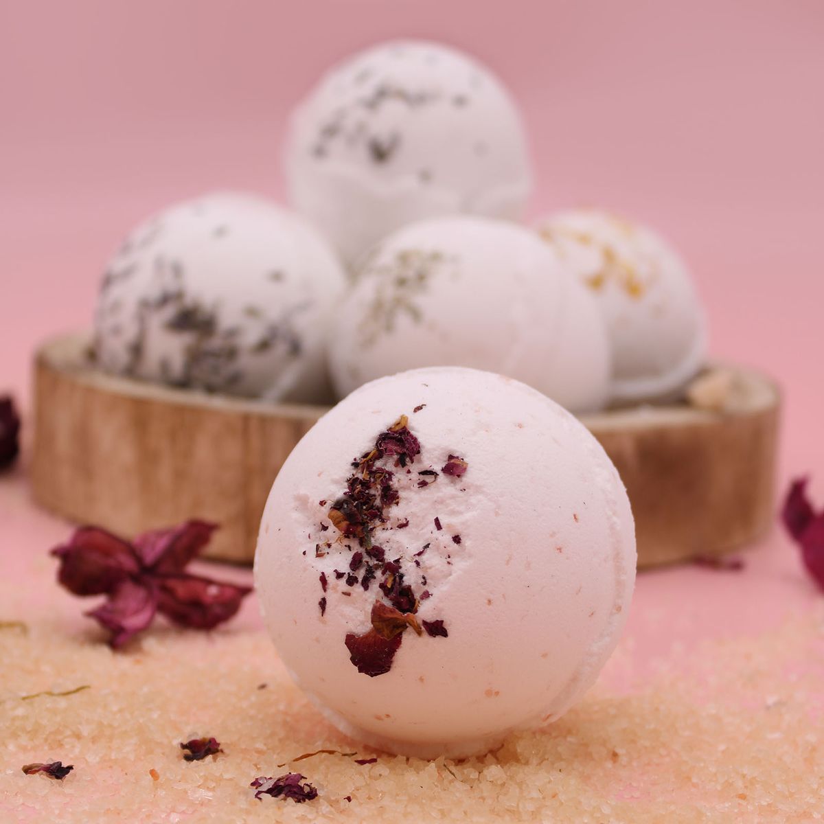 Sensual Himalayan Salt Bath Bomb – Ylang Ylang & Coconut