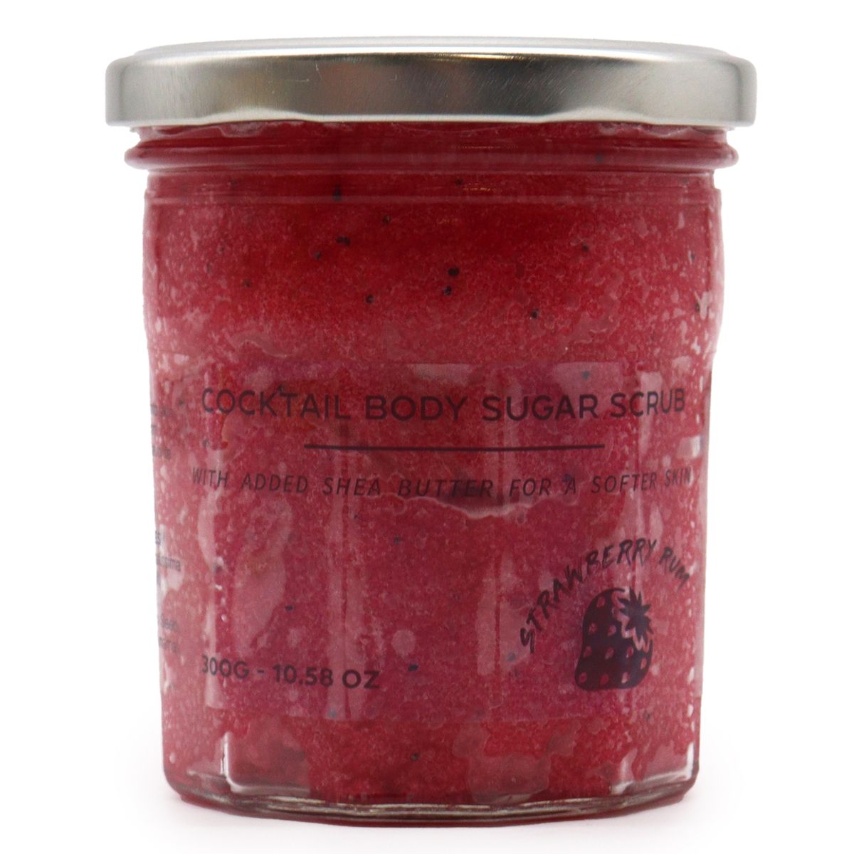 Fragranced Sugar Body Scrub – Strawberry Rum, 300g