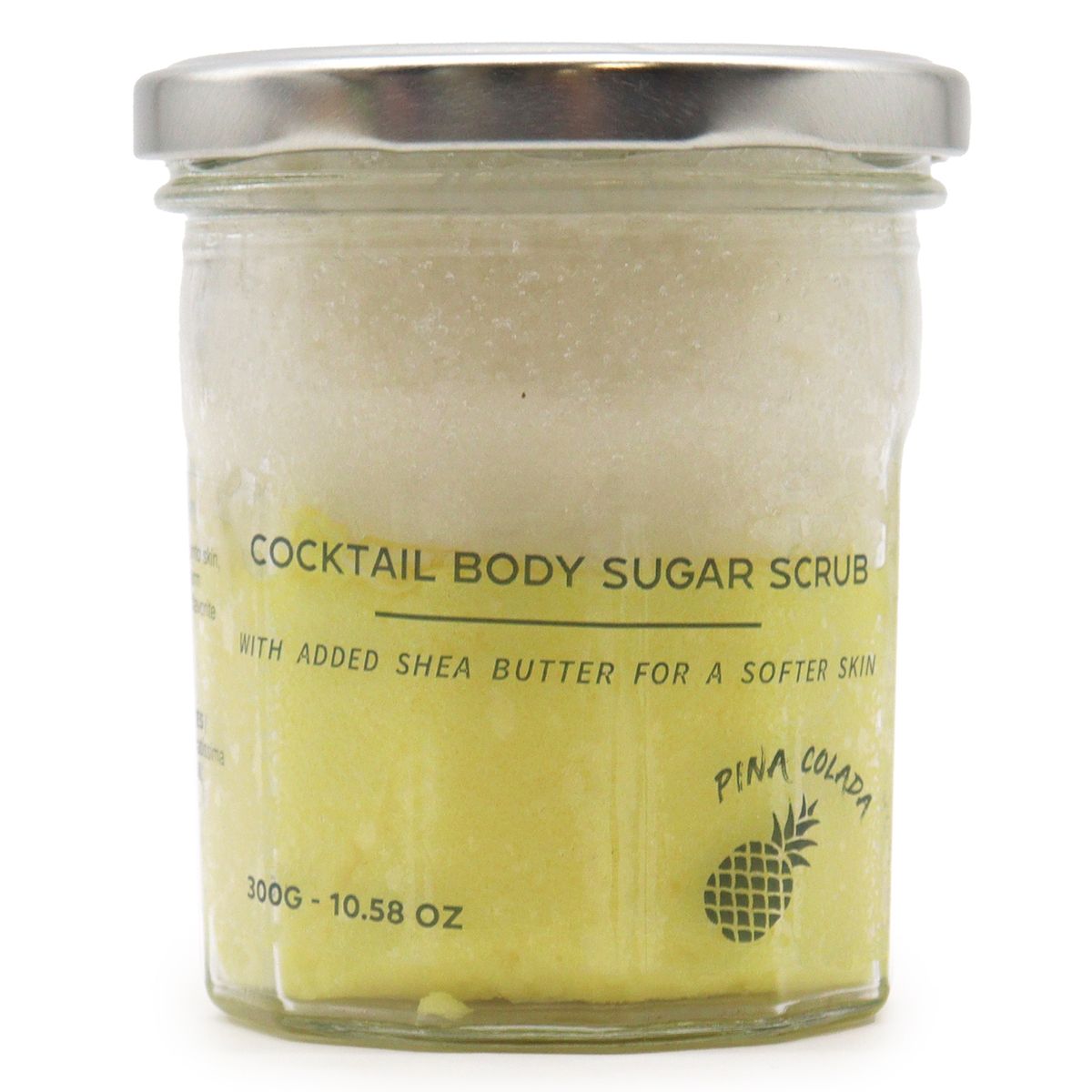 Fragranced Sugar Body Scrub – Piña Colada, 300g