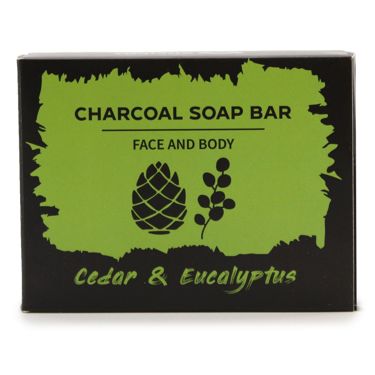 Charcoal Soap – Eucalyptus & Cedarwood, 85g