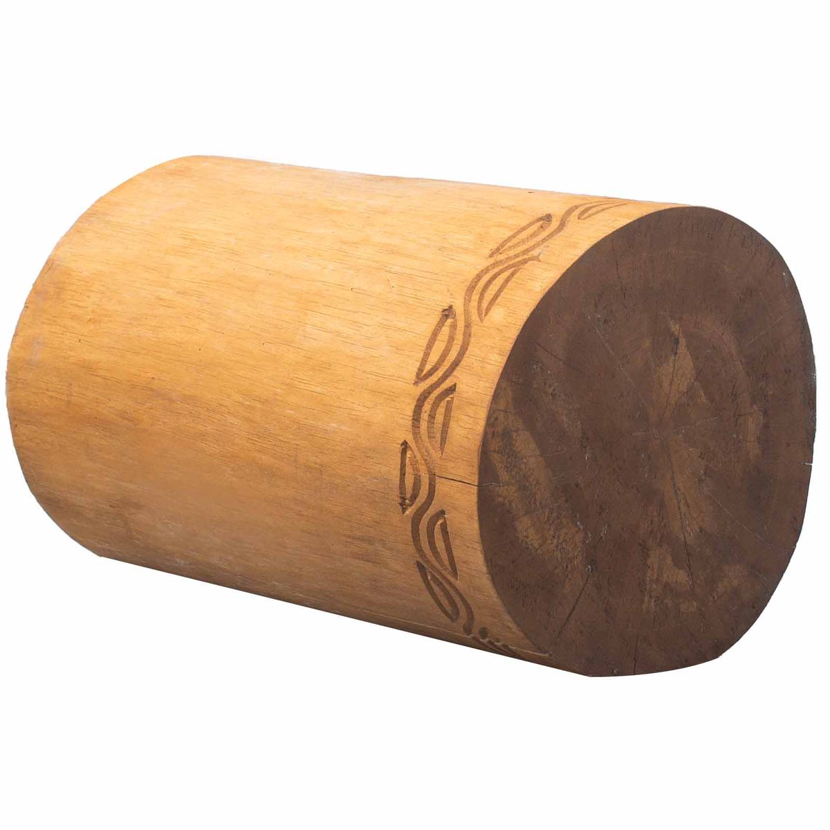 Tribal Albasia Wood Stool / Table – Natural