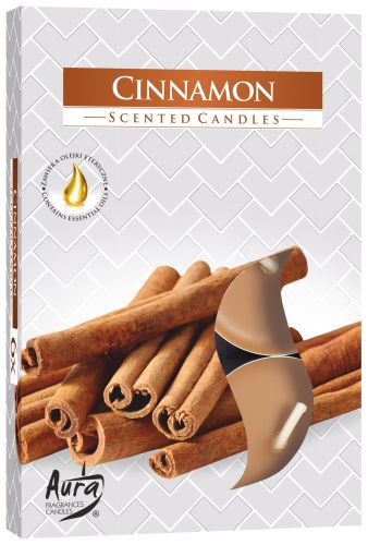 Scented Tealights – Cinnamon, Set of 6