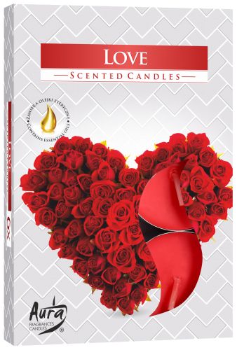 Scented Tealights – Love, Set of 6