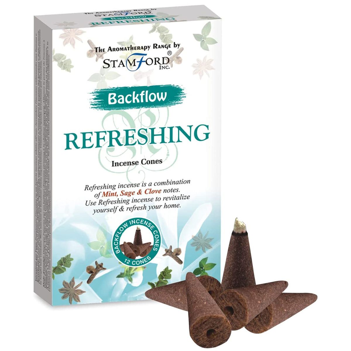 Aromatherapy Backflow Incense Cones – Refreshing