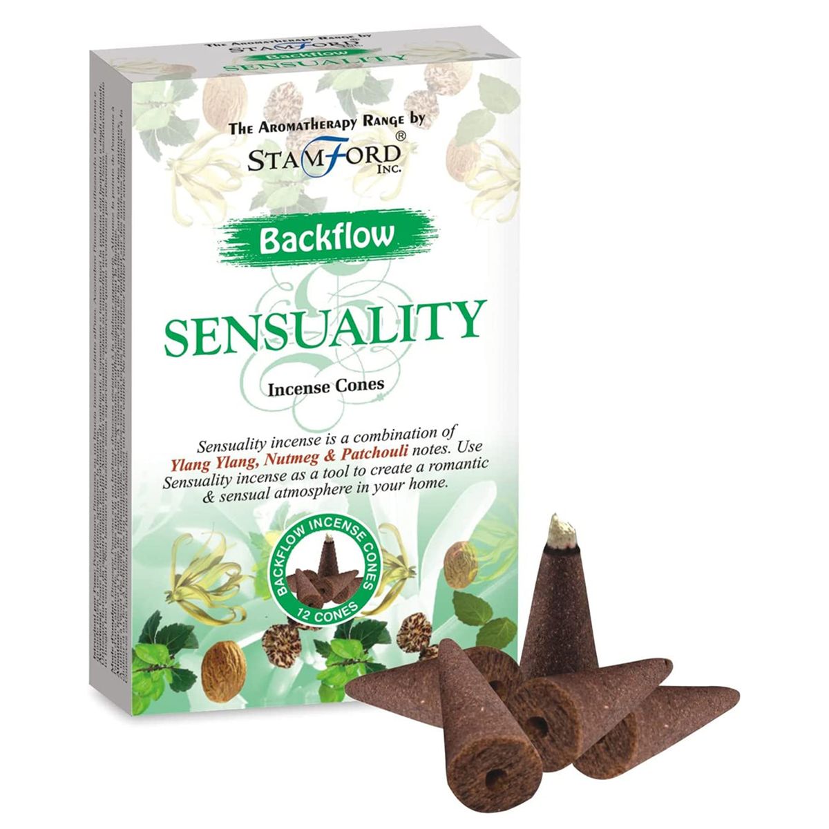 Aromatherapy Backflow Incense Cones – Sensuality