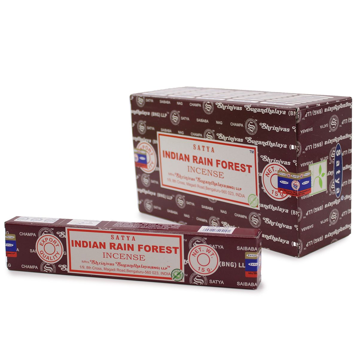 Satya Indian Rain Forest Incense Sticks – 15g