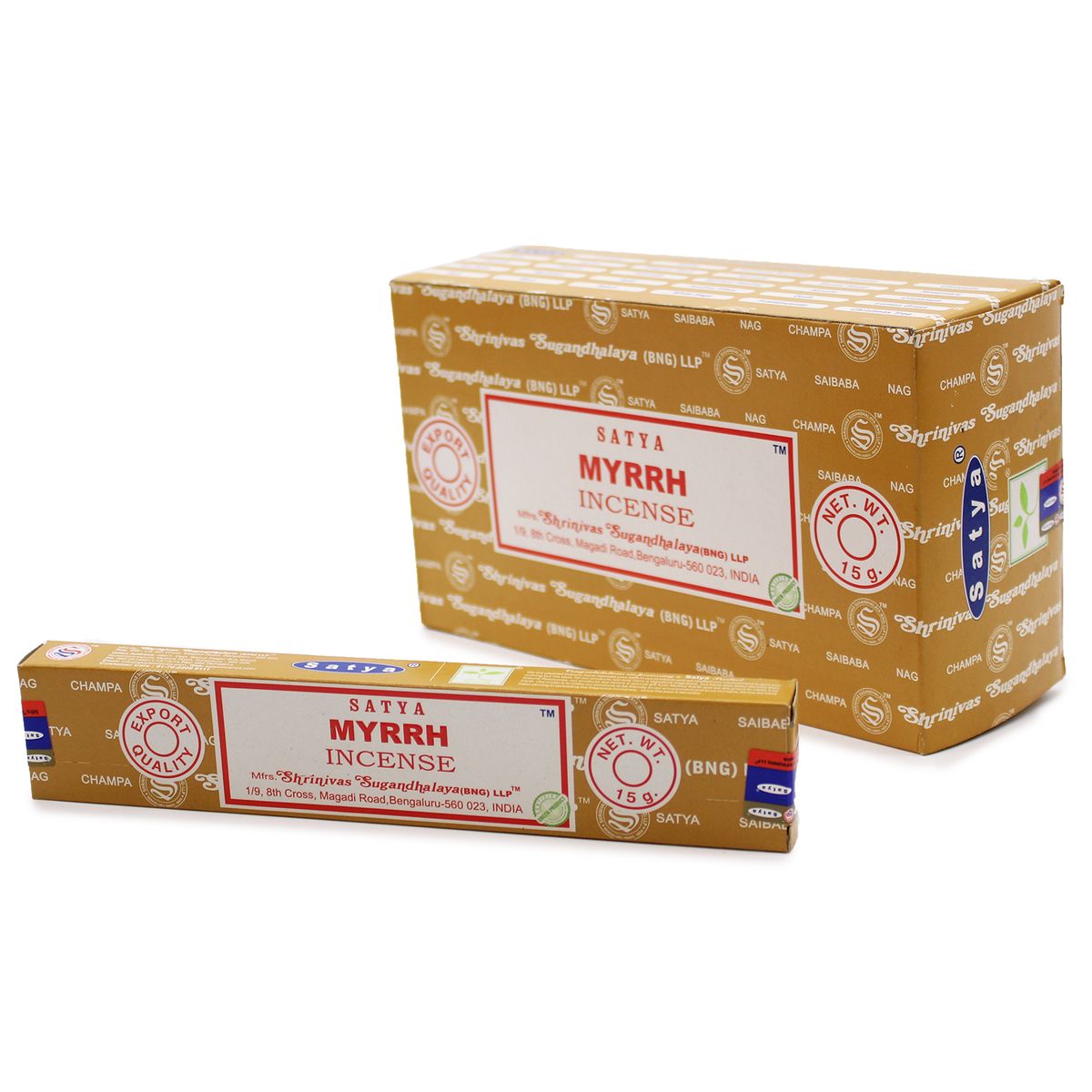 Satya Myrrh Incense Sticks – 15g