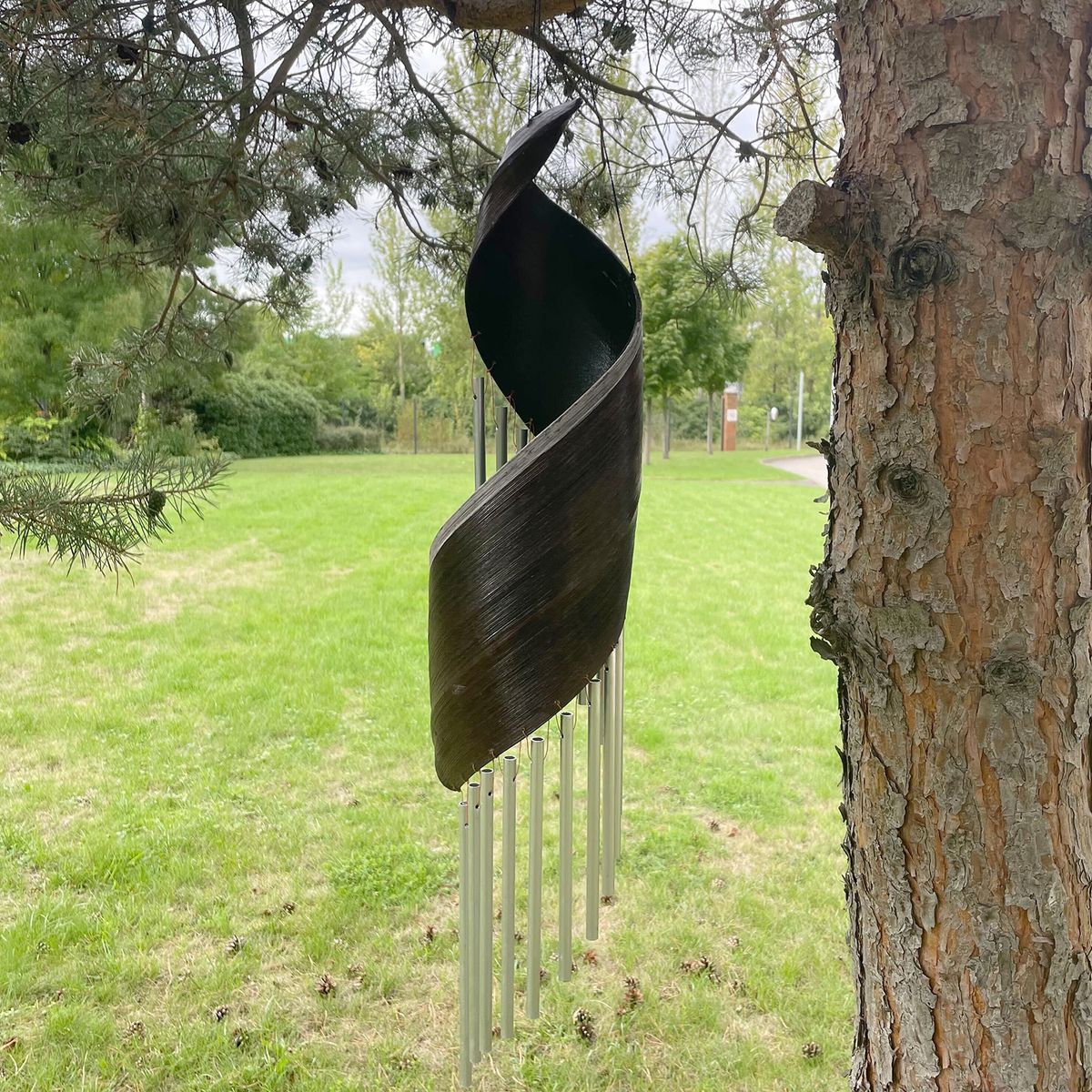 Coconut Leaf Wind Chime – Chocolate