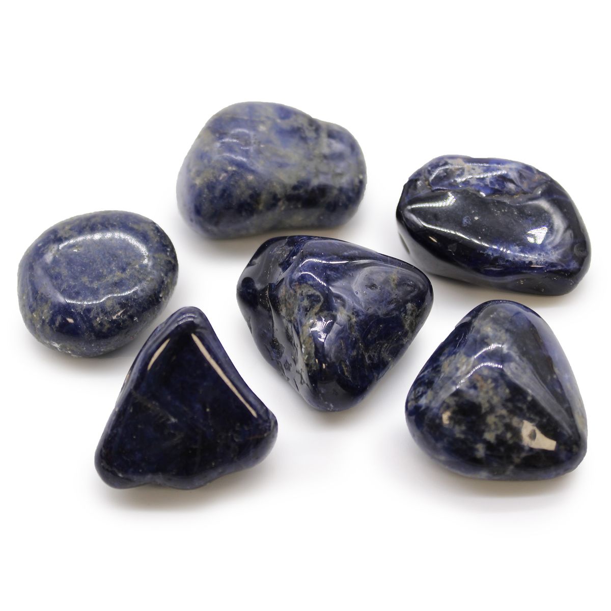 Large African Tumble Stones – Pure Blue Sodalite