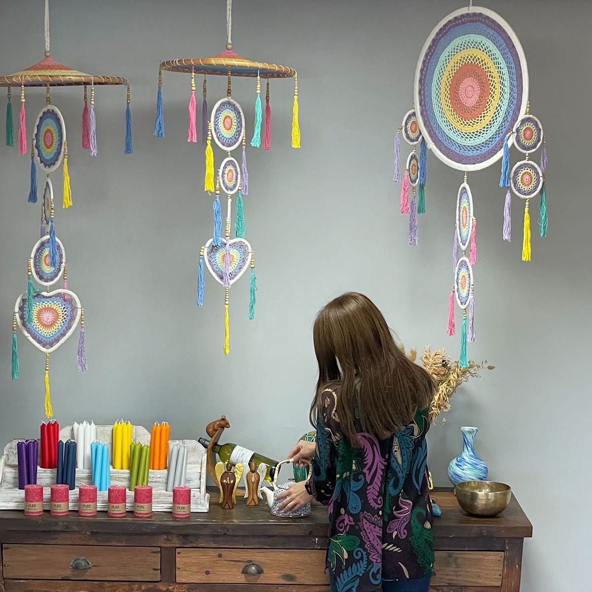 Drama Dreamcatcher – Pastel Rainbow, Large