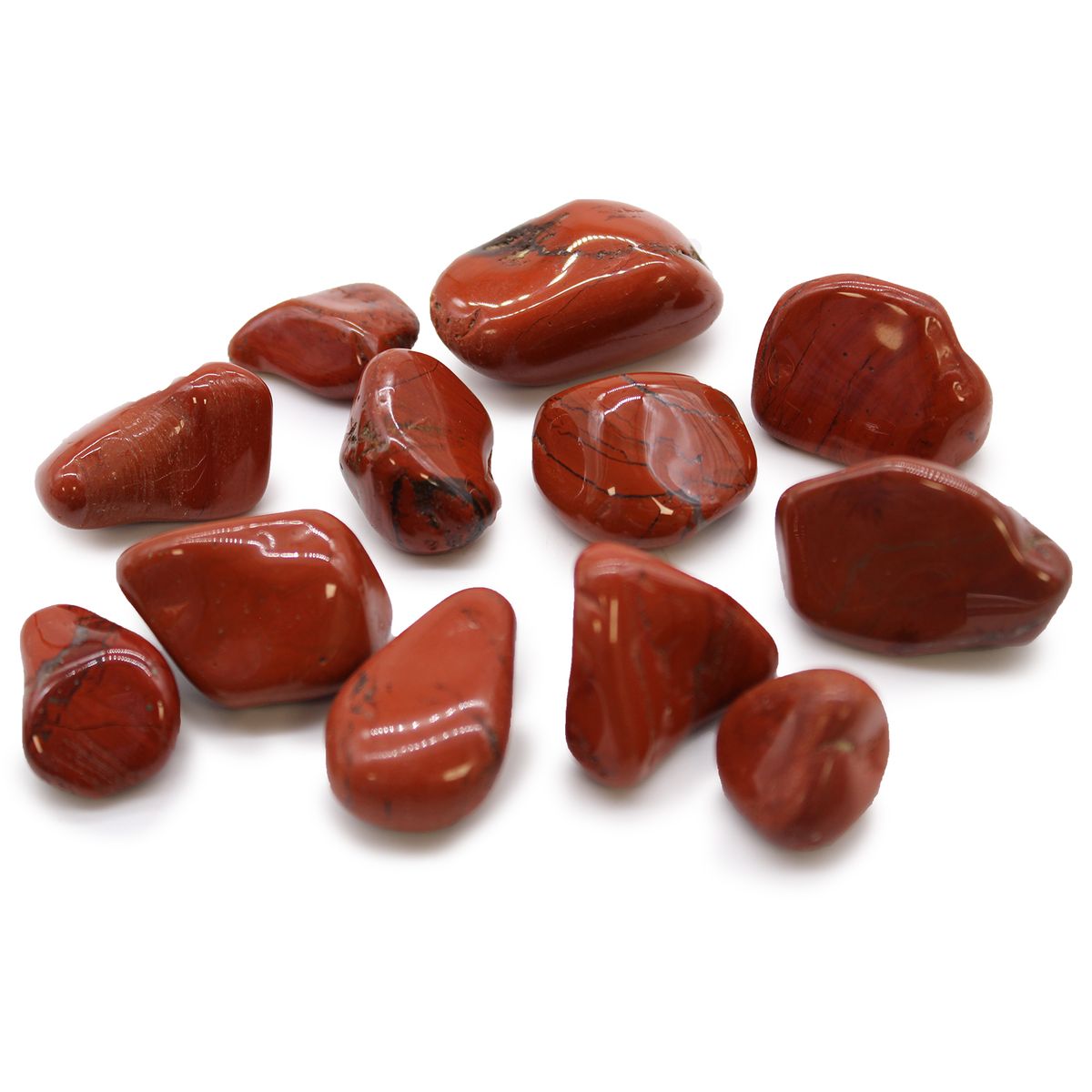 Red Jasper African Tumble Stones – Medium