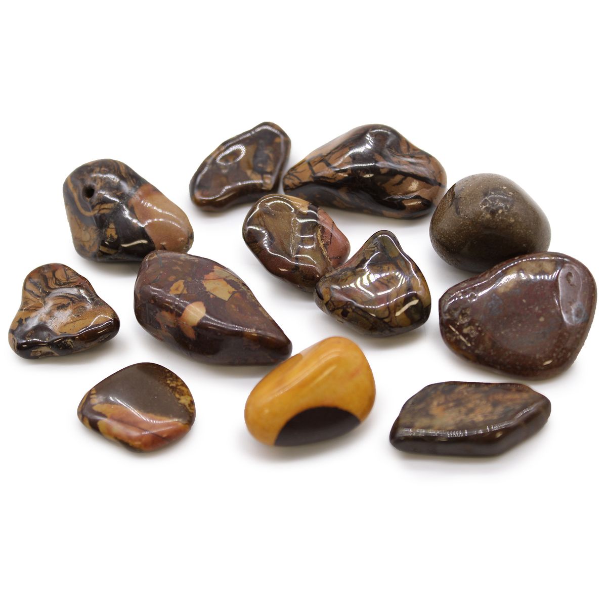 Picture Nguni Jasper African Tumble Stones – Medium