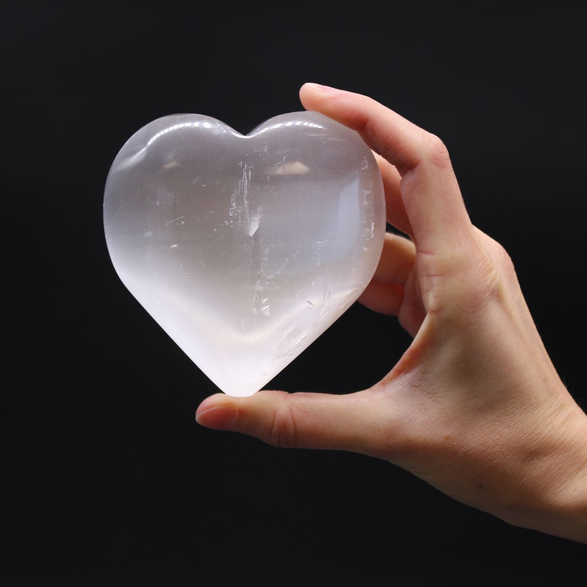 Selenite Heart – 10cm