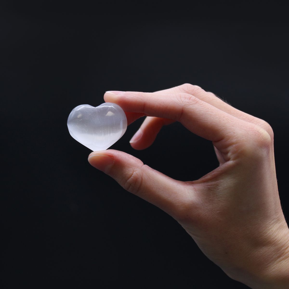 Selenite Heart – 3-4cm