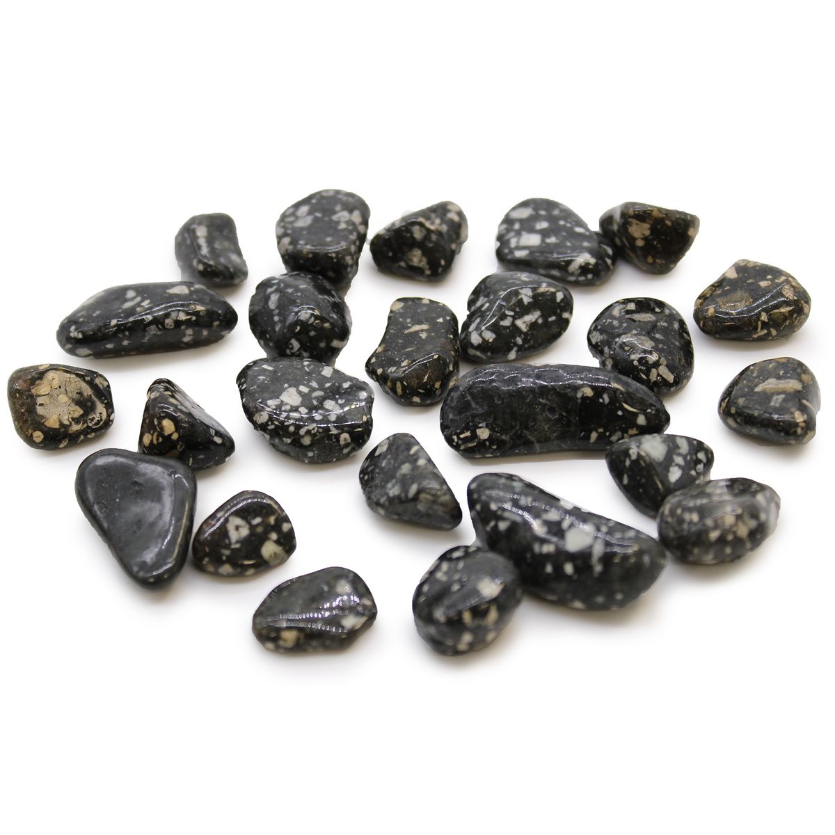 Guinea Fowl Jasper African Tumble Stones – Small
