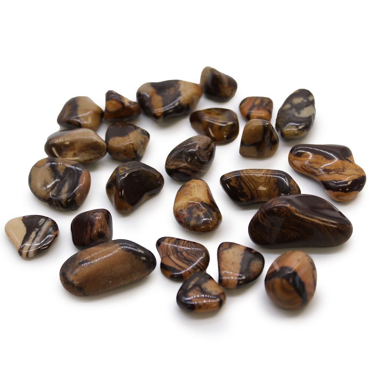 Picture Nguni Jasper African Tumble Stones – Small