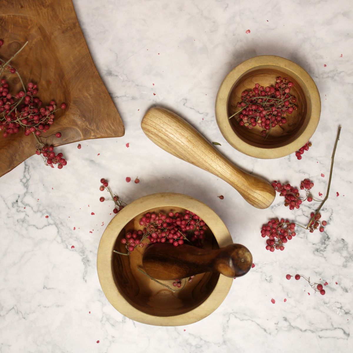 Teak Pestle & Mortar – Large