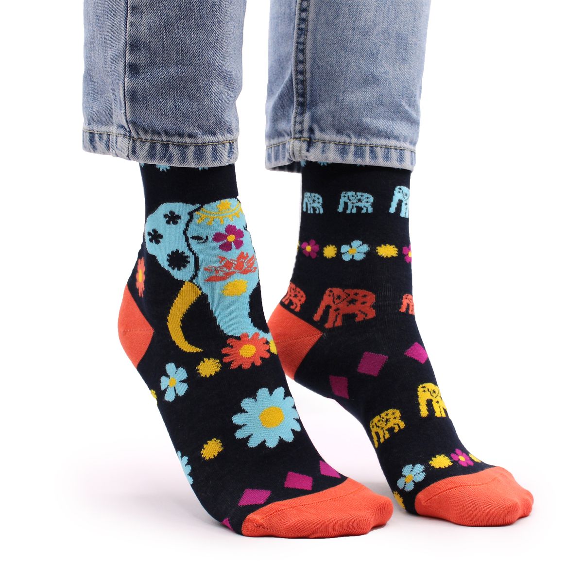 Hop Hare Bamboo Socks – Cosmic Elephant