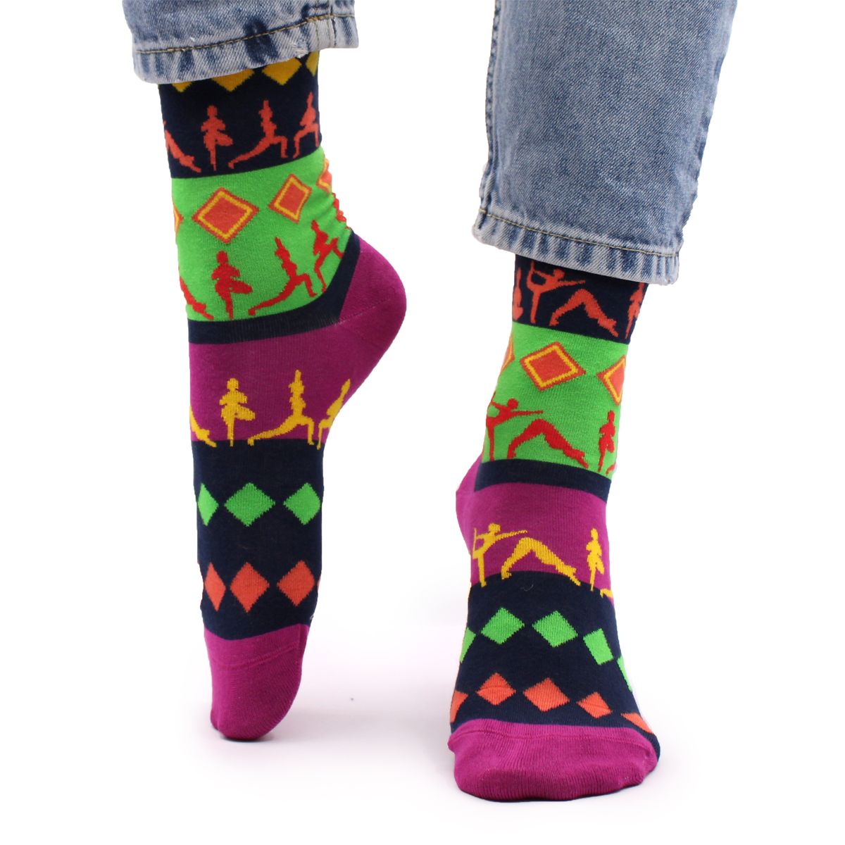 Hop Hare Bamboo Socks – Yoga Poses