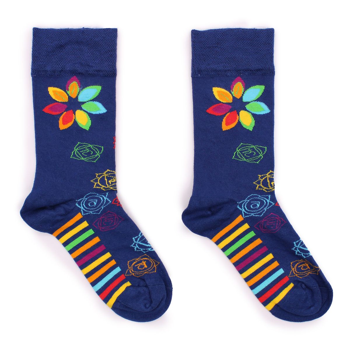 Hop Hare Bamboo Socks – Rainbow Chakra