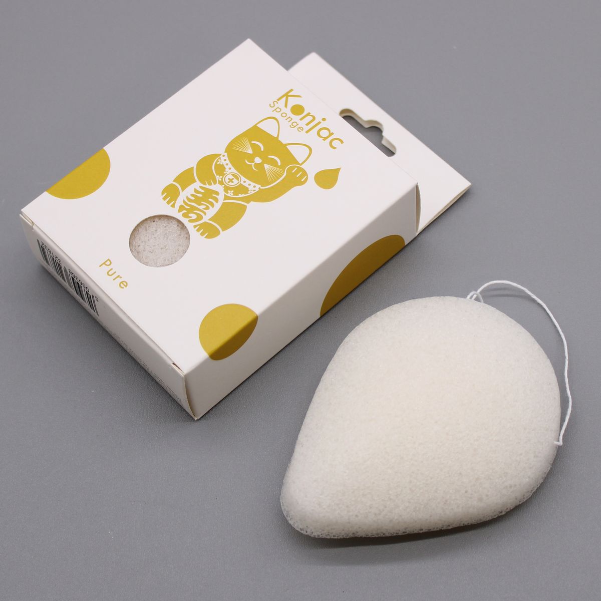 Teardrop Konjac Sponge – Natural