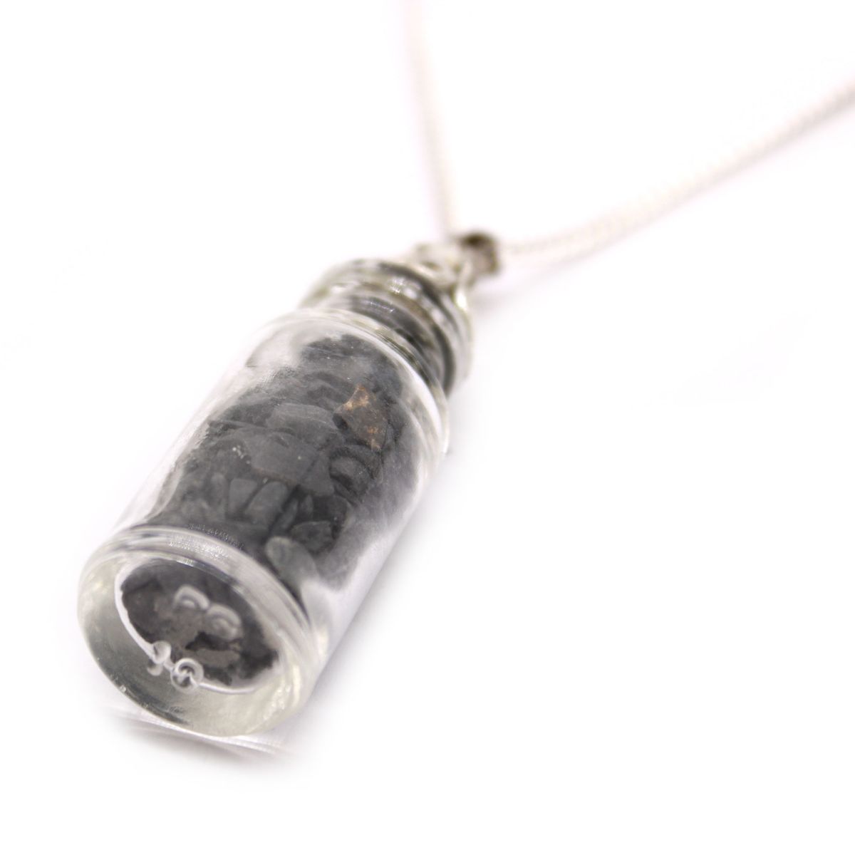 Bottled Gemstones Necklace – Black Onyx