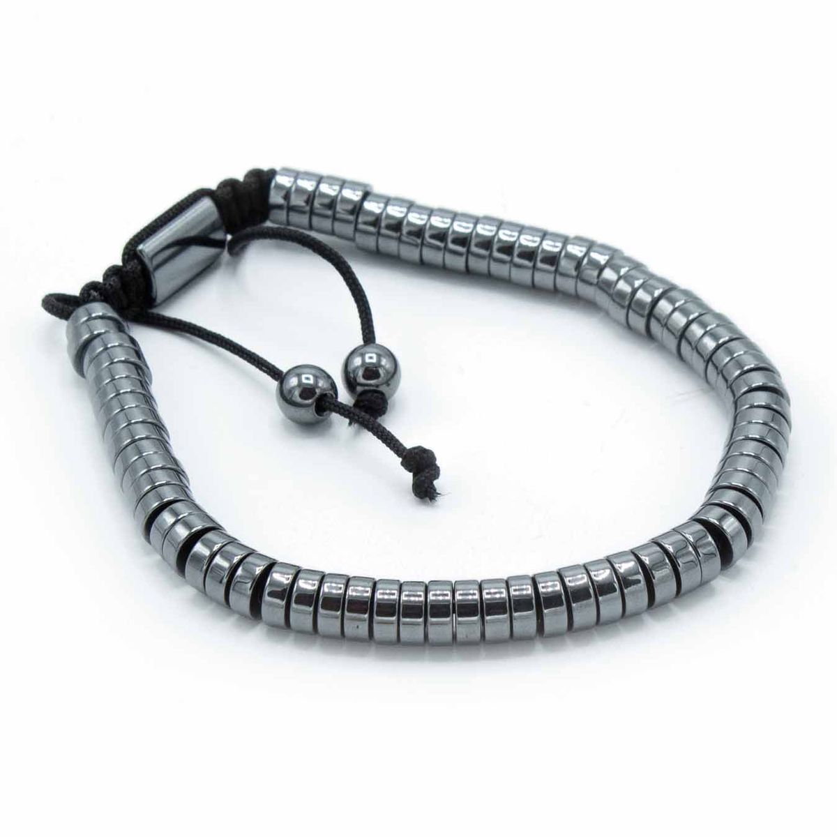 Magnetic Hematite Shamballa Bracelet – Circles