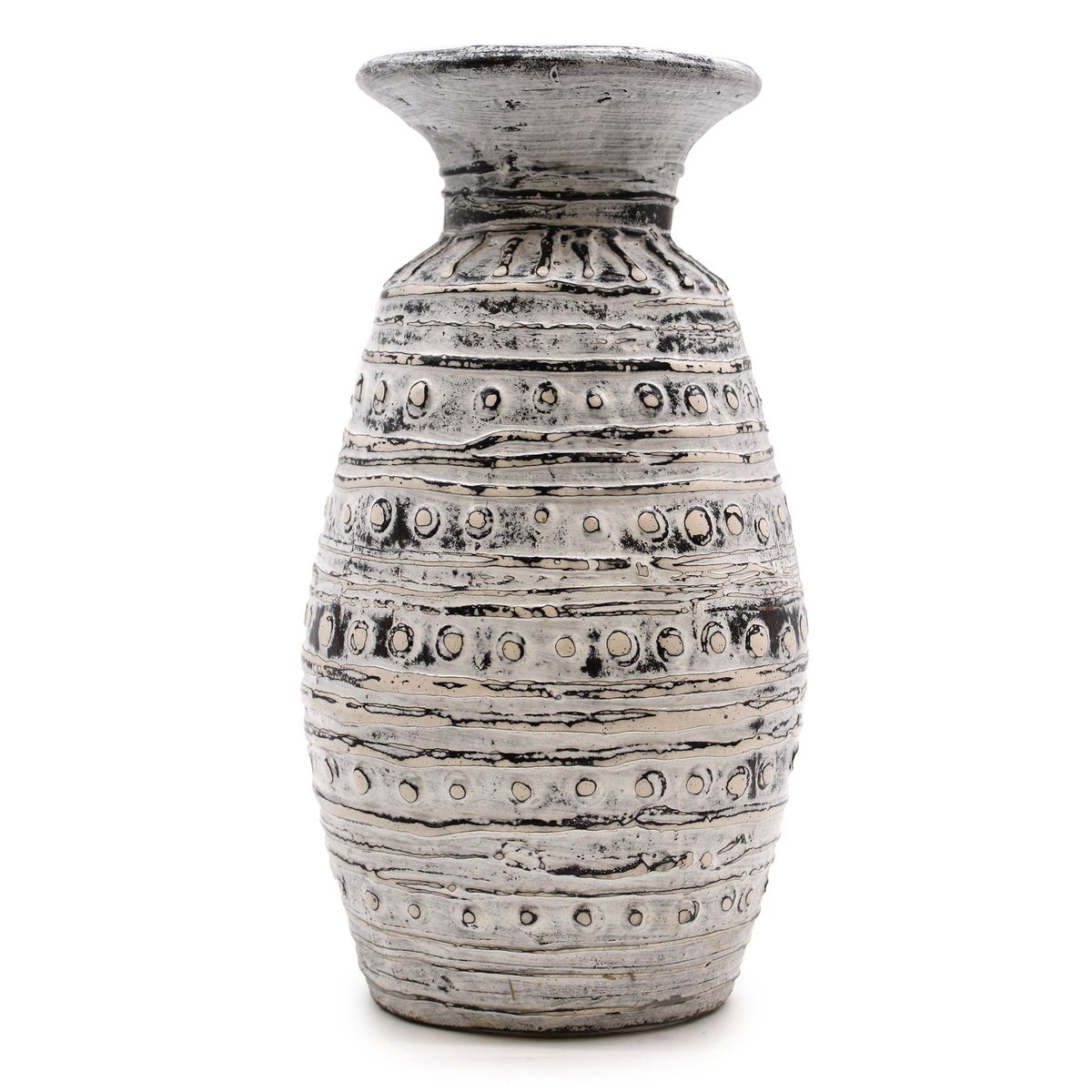 Classic Shaped Terracotta Vase – Cream