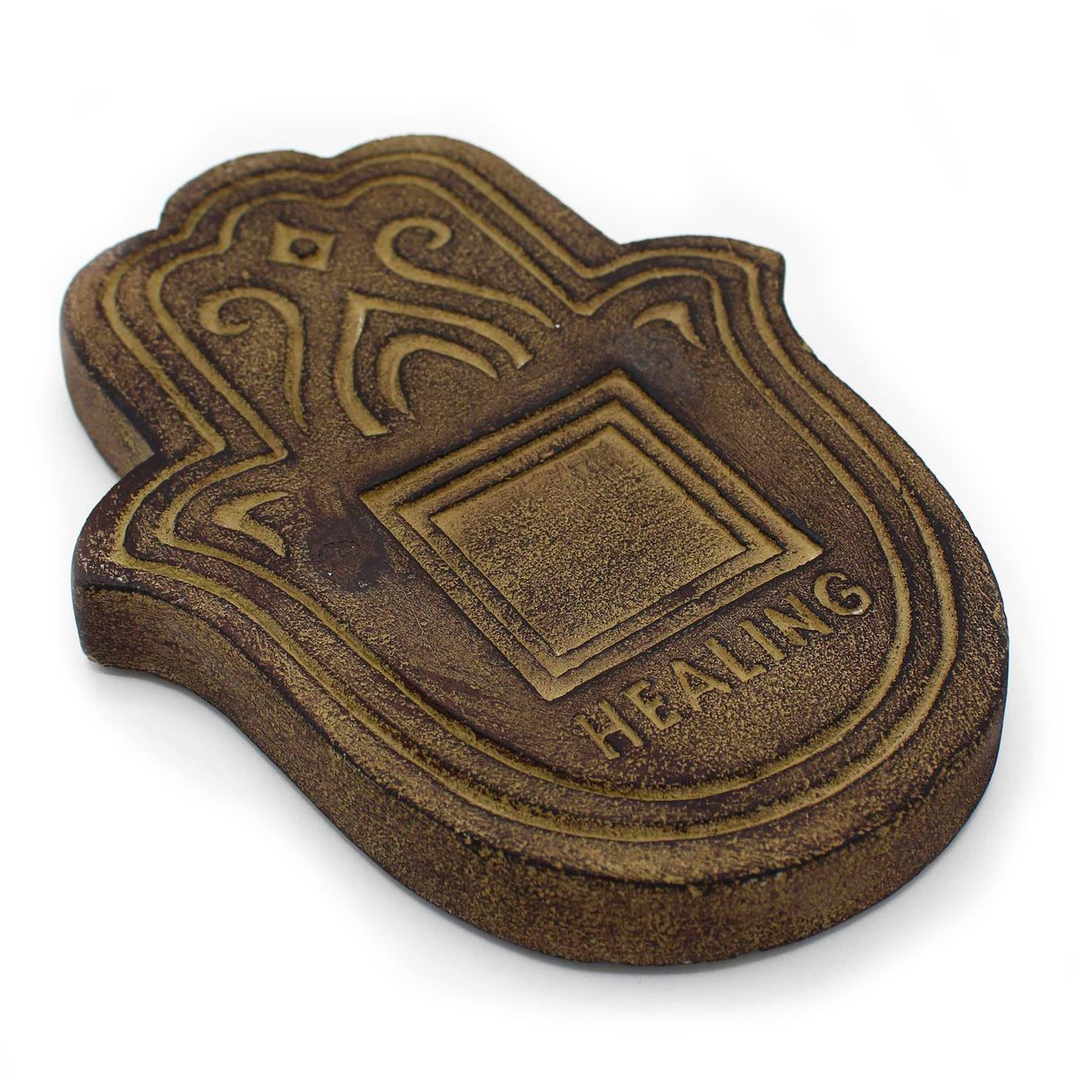 Concrete Incense Plate – Antique Stone Effect