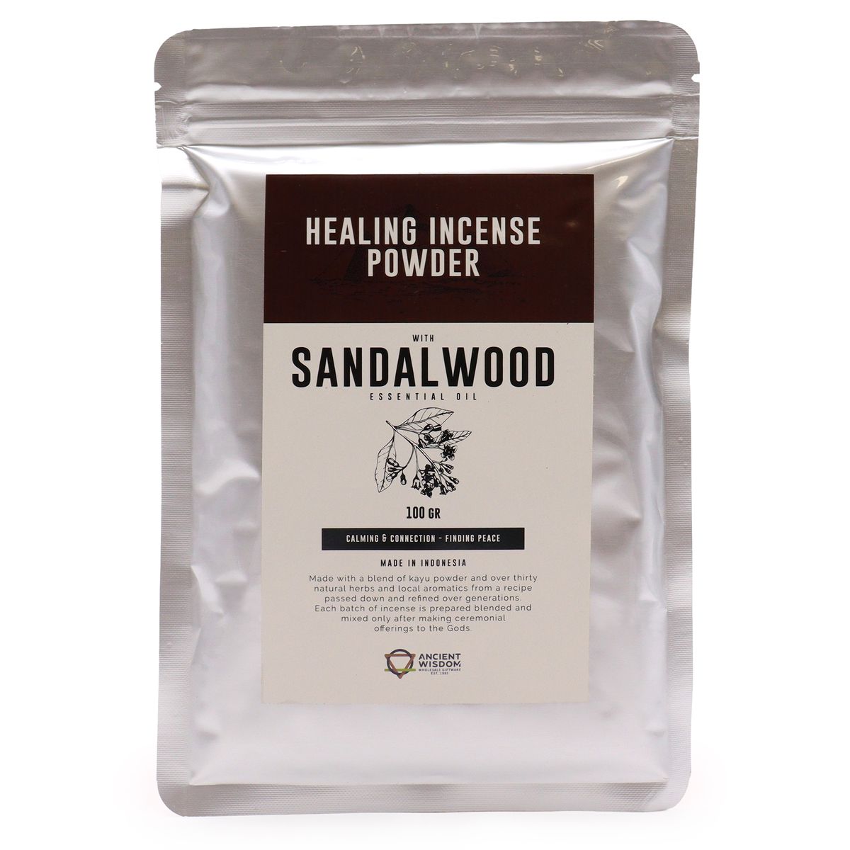 Incense Powder – Sandalwood, 100g