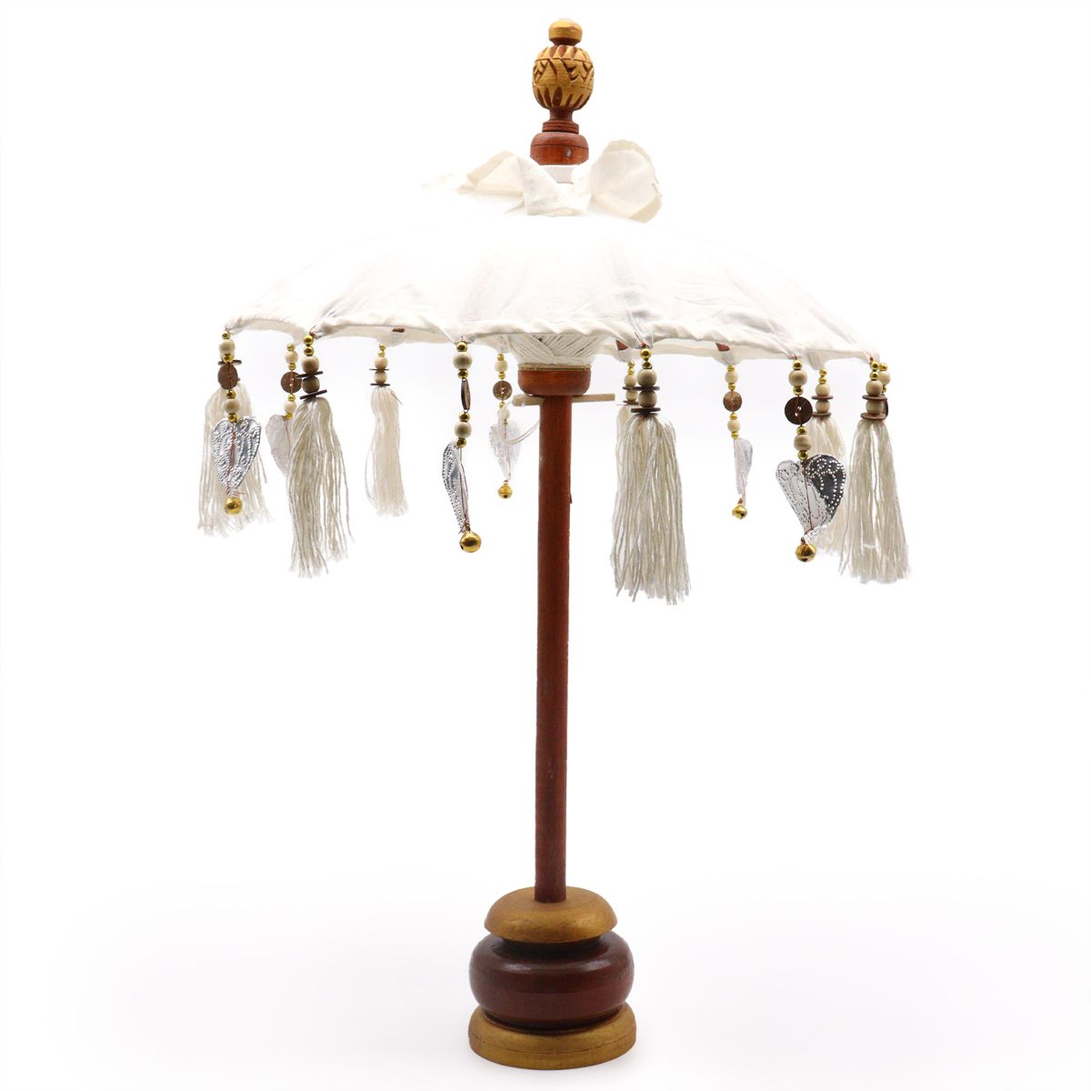Bali Decorative Parasol – Canvas, Natural, 40cm