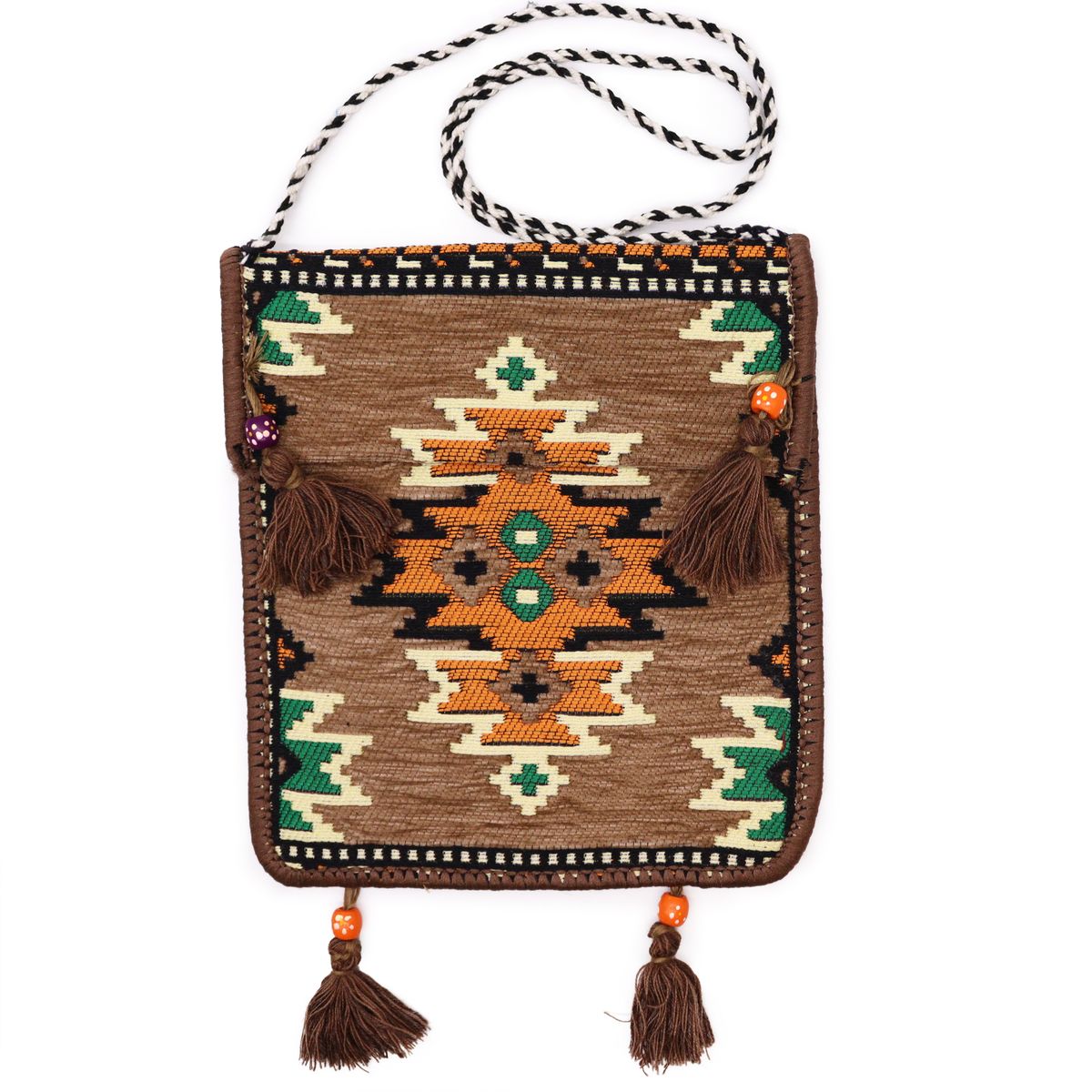 Kilim Messenger Festival Bag – Beige