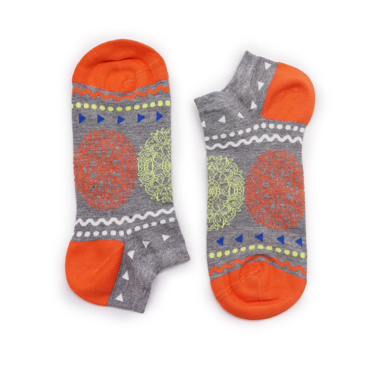 Hop Hare Low Bamboo Socks – Flower of Life, S/M (3.5–6.5)