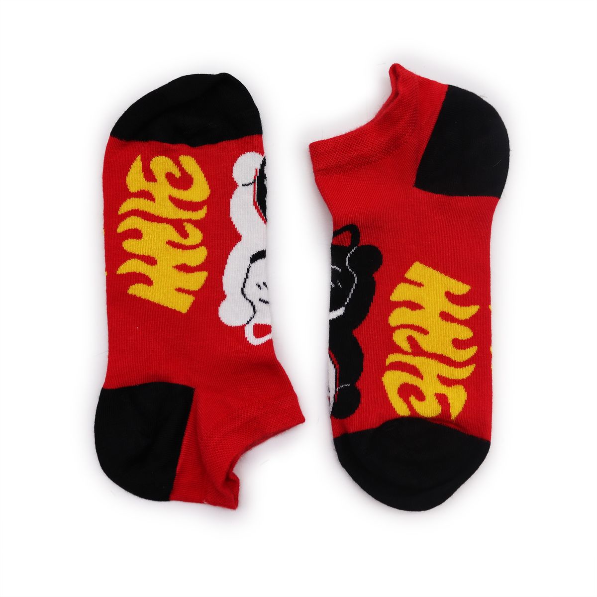 Hop Hare Low Bamboo Socks – Lucky Cat, S/M (3.5–6.5)