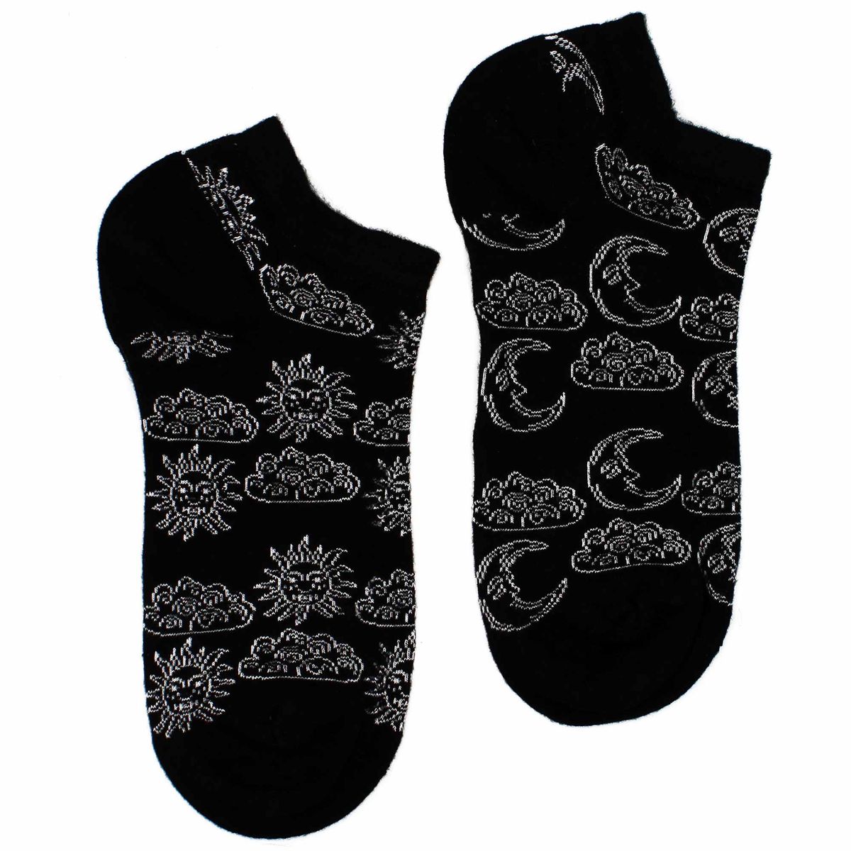 Hop Hare Low Bamboo Socks – Day & Night, S/M (3.5–6.5)