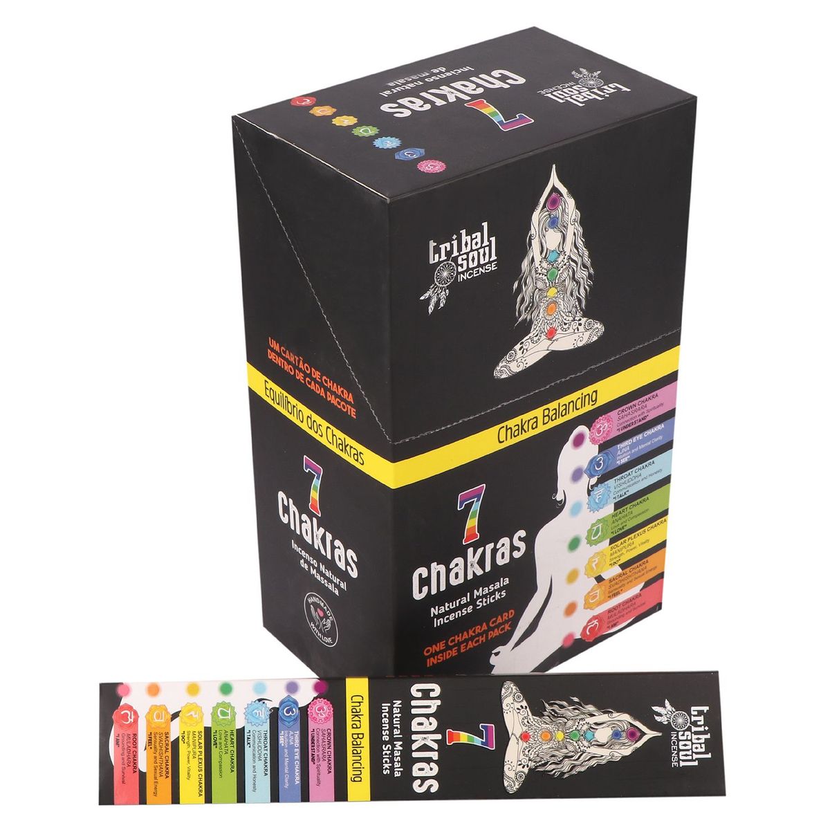 Tribal Soul 7 Chakras Incense Sticks with Message Card