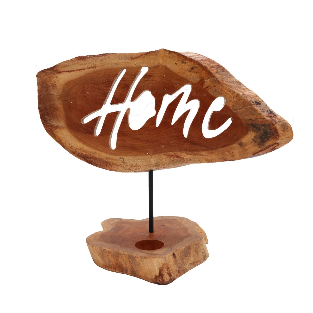 Wooden Candle Holder Sign – Home