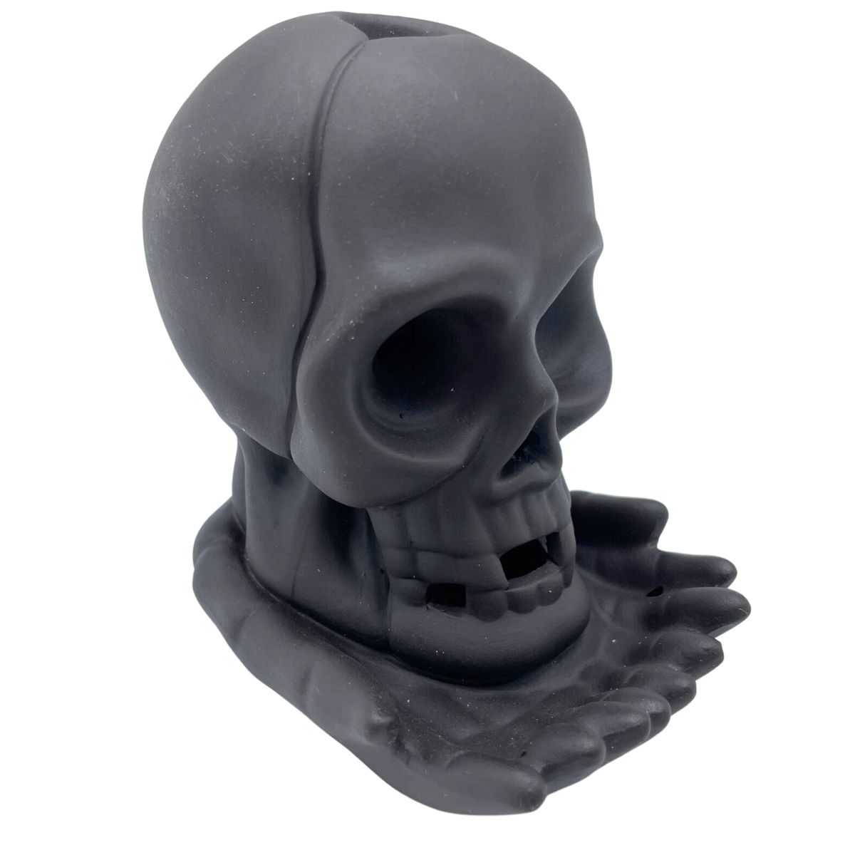 Backflow Incense Burner – Weeping Skull with Light