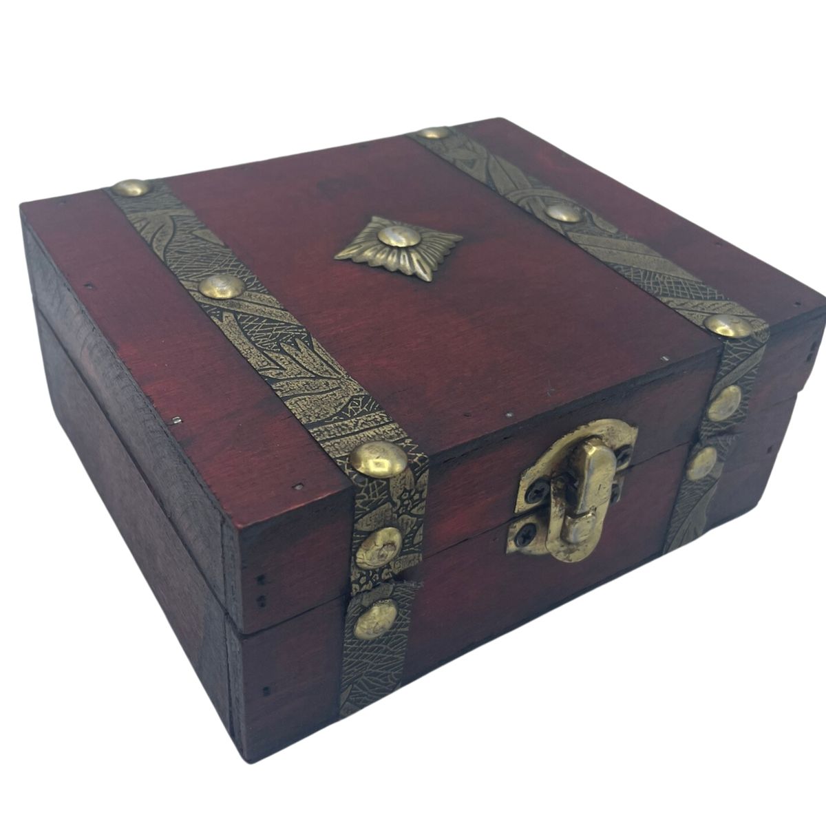 Square Tea Chest – Tan