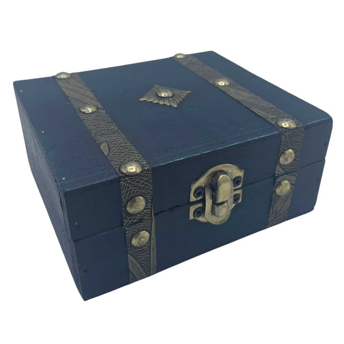 Square Tea Chest – Teal