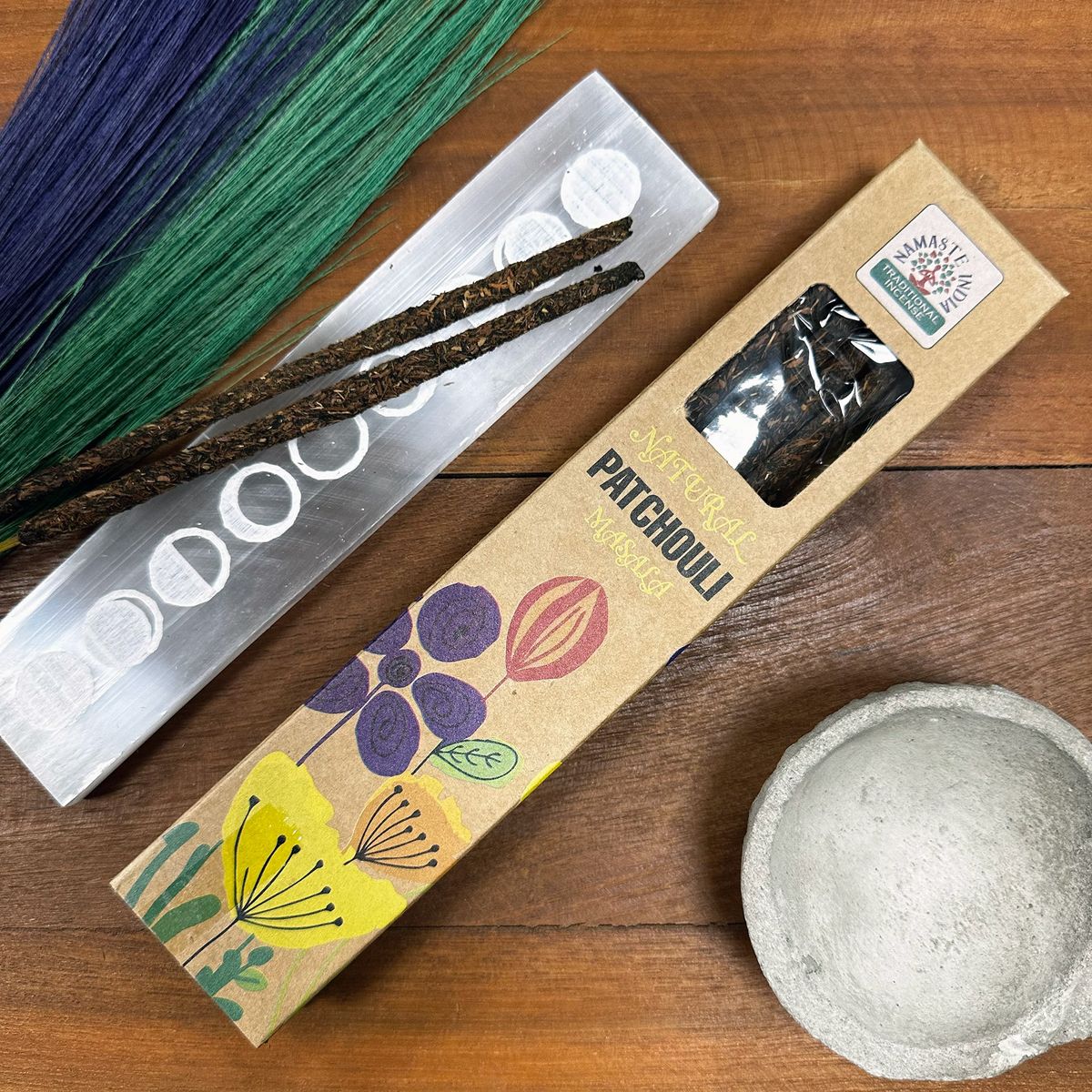 Natural Botanical Masala Incense Sticks – Patchouli