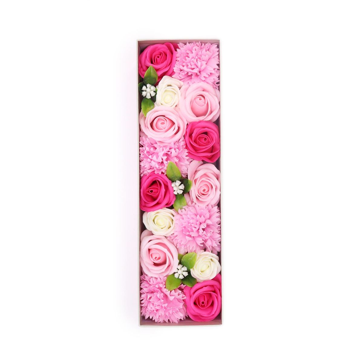 Soap Flowers Long Gift Box – Baby Blessings, Pinks